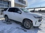 White[Summit White] 2023 Chevrolet Tahoe Premier Right Front Corner Photo in Calgary AB