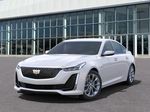 White[Crystal White Tricoat] 2024 Cadillac CT5 Front Vehicle Photo in Edmonton AB