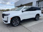White[Crystal White Tricoat] 2023 Cadillac Escalade Left Front Corner Photo in Calgary AB