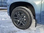 Deep Sea Metallic 2024 Chevrolet Silverado 1500 Left Front Rim and Tire Photo in Edmonton AB