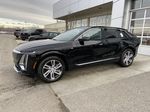 Black[Stellar Black Metallic] 2024 Cadillac LYRIQ Tech Left Front Corner Photo in Calgary AB