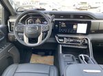 Gray[Titanium Rush Metallic] 2024 GMC Sierra 3500HD Strng Wheel/Dash Photo: Frm Rear in Edmonton AB