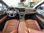 Blue[Opulent Blue Metallic] 2024 Cadillac XT5 Strng Wheel/Dash Photo: Frm Rear in Edmonton AB