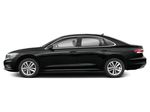 Black[Deep Black Pearl] 2021 Volkswagen Passat Left Front Corner Photo in Brandon MB
