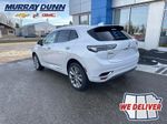 White[White Frost Tricoat] 2023 Buick Envision AVENIR Left Rear Corner Photo in Nipawin SK
