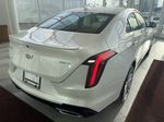 White[Crystal White Tricoat] 2024 Cadillac CT4 Right Rear Corner Photo in Edmonton AB