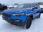 Blue[Hydro Blue Pearl] 2019 Jeep Cherokee Left Front Corner Photo in Edmonton AB