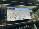 White[Glacier White Metallic] 2020 Audi Q7 Navigation Screen Closeup Photo in Edmonton AB