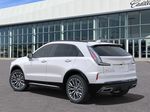 White[Crystal White Tricoat] 2024 Cadillac XT4 Left Rear Corner Photo in Edmonton AB