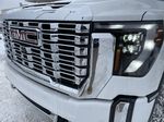 White[Summit White] 2024 GMC Sierra 2500HD Denali Left Front Head Light / Bumper and Grill in Calgary AB