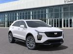 White[Crystal White Tricoat] 2024 Cadillac XT4 Left Front Rim and Tire Photo in Edmonton AB