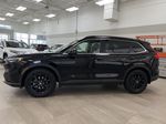 Black[Crystal Black Pearl] 2024 Honda CR-V Sport Left Side Photo in Sherwood Park AB