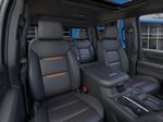 Gray[Thunderstorm Grey] 2024 GMC Sierra 2500HD AT4 Steering Wheel and Dash Photo in Calgary AB