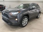 Gray[Magnetic Grey Metallic] 2021 Toyota RAV4 XLE Left Front Corner Photo in Sherwood Park AB