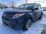 Black[Tuxedo Black Metallic] 2013 Ford Explorer Left Front Corner Photo in Sherwood Park AB