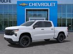 White[Summit White] 2025 Chevrolet Silverado 1500 Custom Left Side Photo in Calgary AB