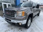 Brown[Mocha Steel Metallic] 2014 GMC Sierra 3500HD Left Front Corner Photo in Canmore AB