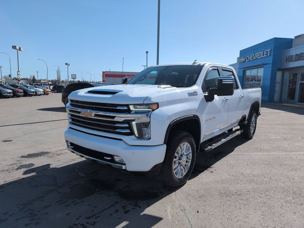WHITE 2023 Chevrolet CHEV 3500 HIGH COUNTRY CREW DSL 4WD