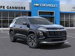 Black[Mosaic Black Metallic] 2025 Chevrolet Equinox 2LT Left Front Rim and Tire Photo in Canmore AB