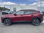 Red[Crimson Metallic] 2025 Chevrolet Trax Left Side Photo in Calgary AB