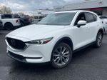 WHITE 2021 Mazda CX-5 Left Front Corner Photo in Edmonton AB