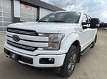 White[Oxford White] 2020 Ford F-150 Left Front Corner Photo in Camrose AB