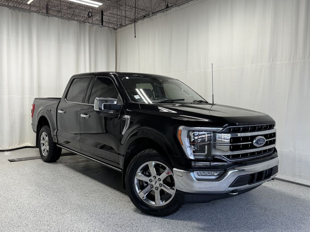 BLACK 2021 Ford F-150 Lariat 4X4 - Remote Start, Auto Start/Stop, Bluetooth, Heated Steering Wheel