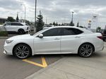 White[Platinum White Pearl] 2019 Acura TLX Left Side Photo in Edmonton AB