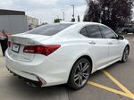White[Platinum White Pearl] 2019 Acura TLX Right Rear Corner Photo in Edmonton AB