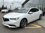 White[Platinum White Pearl] 2019 Acura TLX Left Front Corner Photo in Edmonton AB