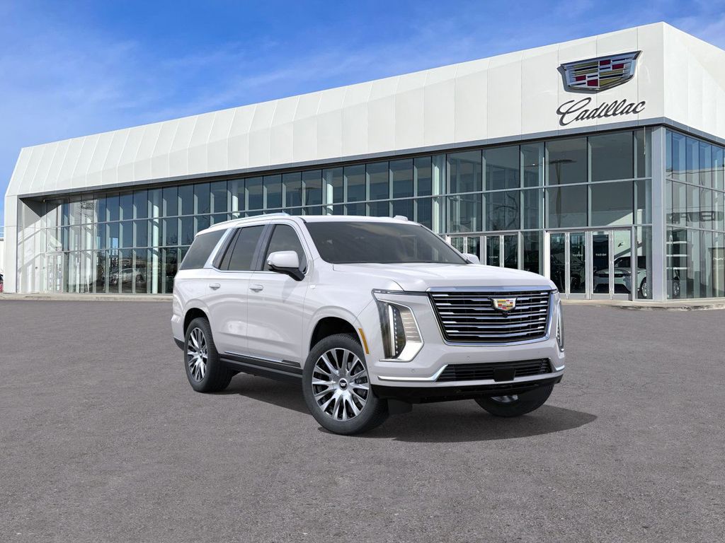 White[Crystal White Tricoat] 2025 Cadillac Escalade