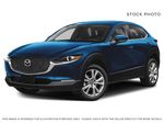 DEEP CRYSTAL BLUE MICA(42M-D5H)-BLACK 2025 Mazda CX-30 GS AWD Left Rear Corner Photo in Edmonton AB
