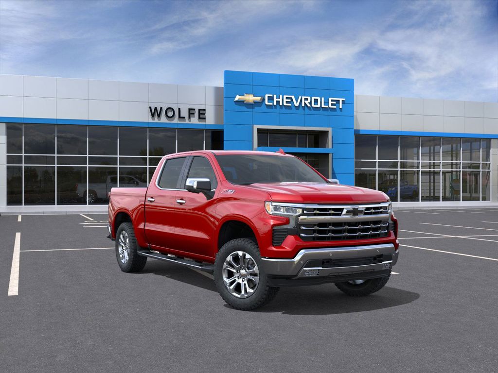 Red[Radiant Red Tintcoat] 2025 Chevrolet Silverado 1500
