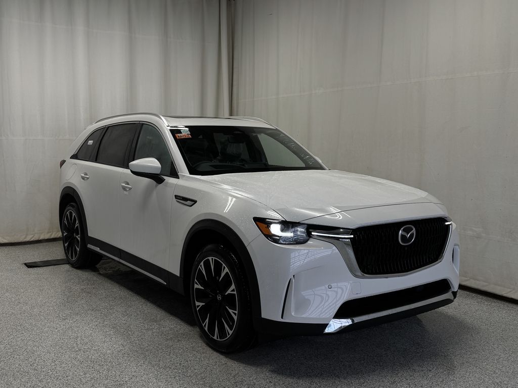 RHODIUM WHITE METALLIC-BLACK 2026 Mazda CX-90 SUV / Crossover 8-Speed Automatic