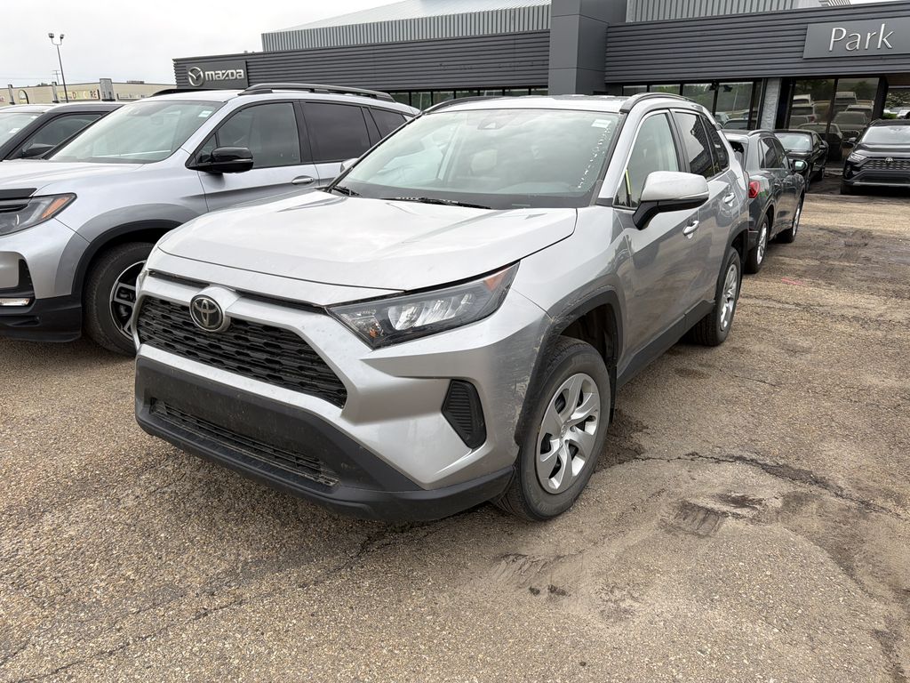 Silver 2021 Toyota RAV4 LE AWD SUV / Crossover All-Wheel Drive Automatic