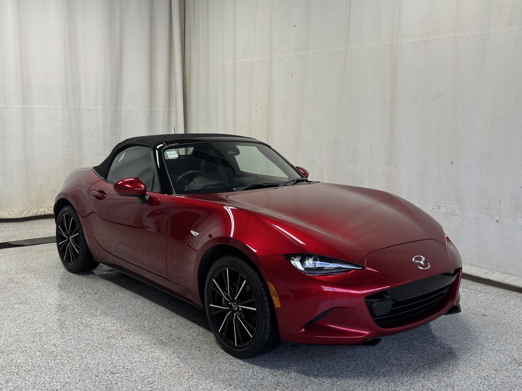 Red 2024 Mazda MX-5 Miata Grand Touring RWD Convertible Rear-Wheel Drive 6-Speed Automatic