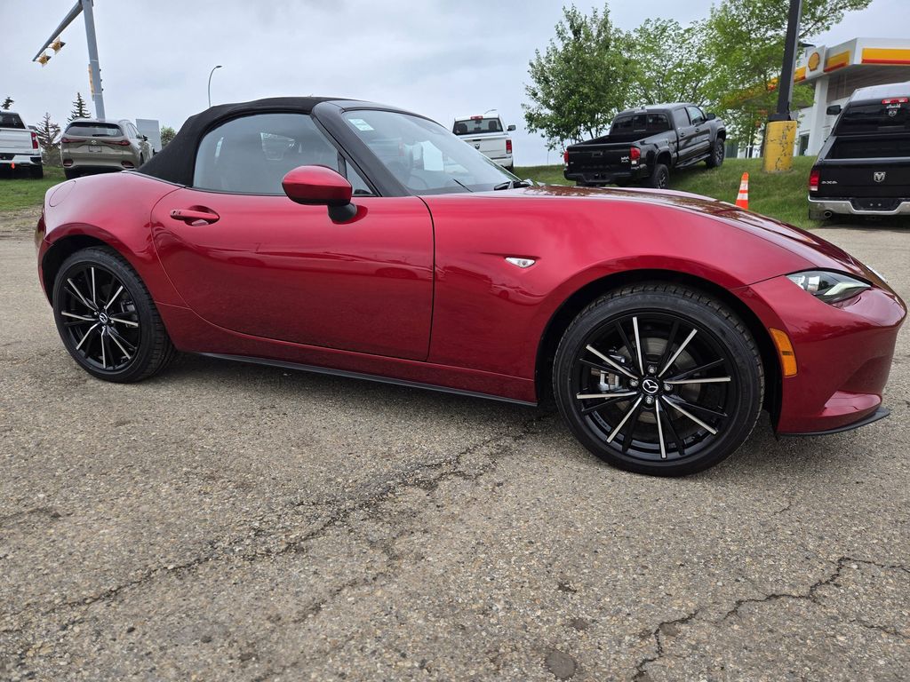 Red 2024 Mazda MX-5 Miata Grand Touring RWD Convertible Rear-Wheel Drive Automatic