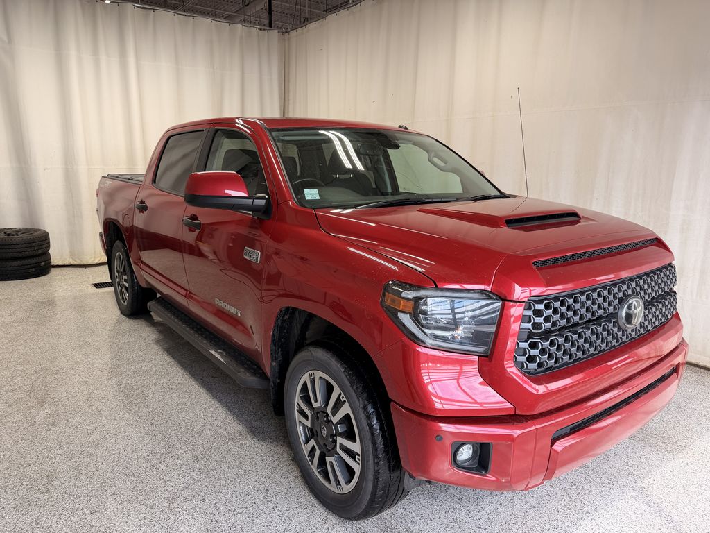 Red 2019 Toyota Tundra TRD Pro CrewMax 5.7L 4WD Pickup Truck Four-Wheel Drive Automatic