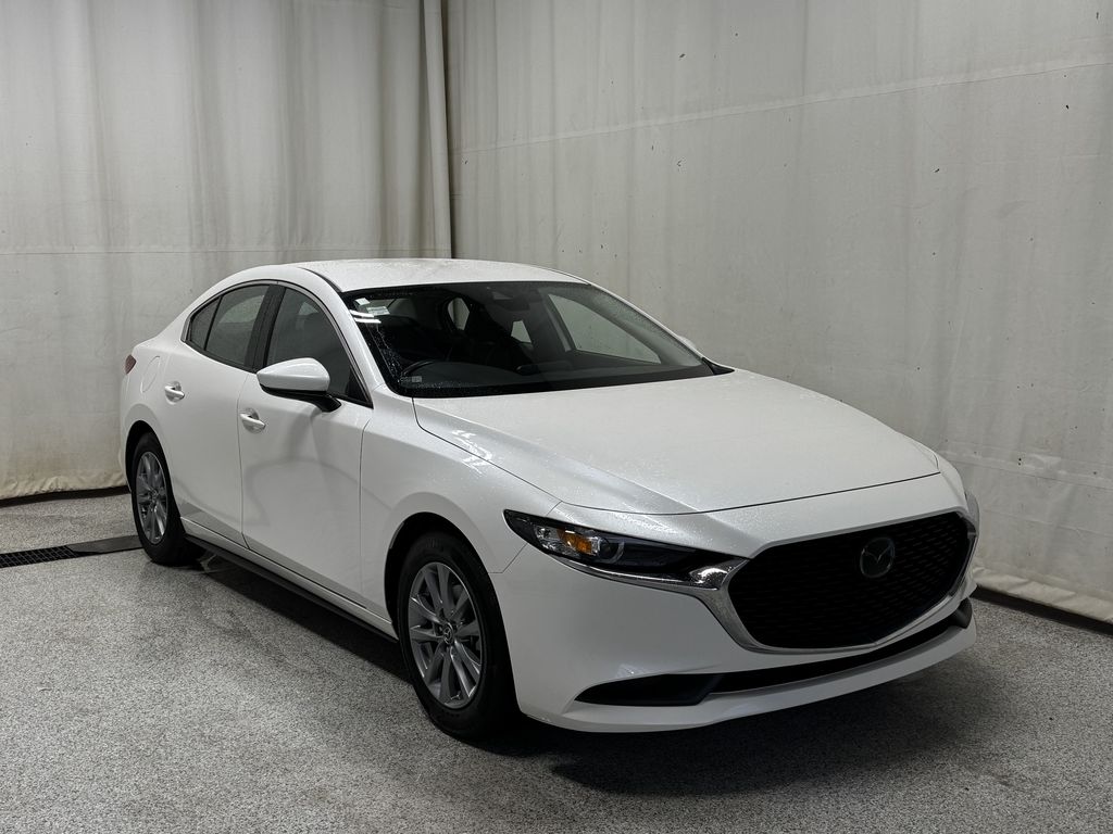 White 2023 Mazda MAZDA3 Sedan 6-Speed Automatic