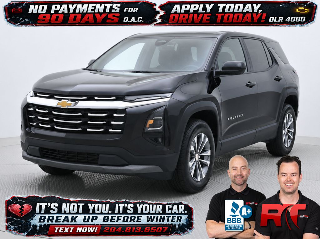 Black[Mosaic Black Metallic] 2025 Chevrolet Equinox SUV / Crossover Four-Wheel Drive 8-Speed Automatic