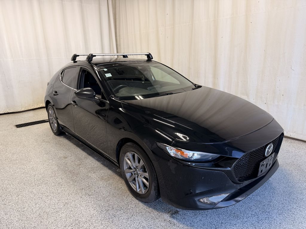 Black 2021 Mazda MAZDA3 Sport Hatchback 6-Speed Manual