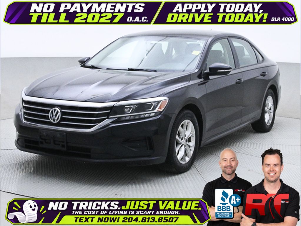 Black[Deep Black Pearl] 2020 Volkswagen Passat Sedan  6-Speed Automatic