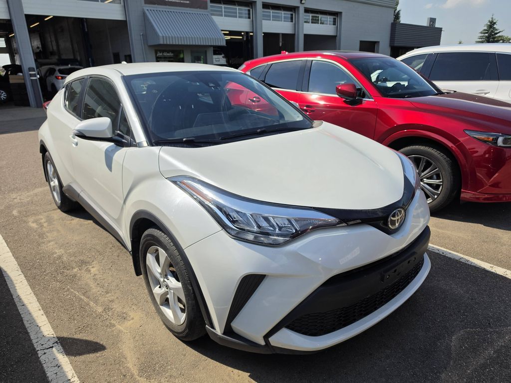 White 2020 Toyota C-HR SUV / Crossover Front-Wheel Drive Automatic
