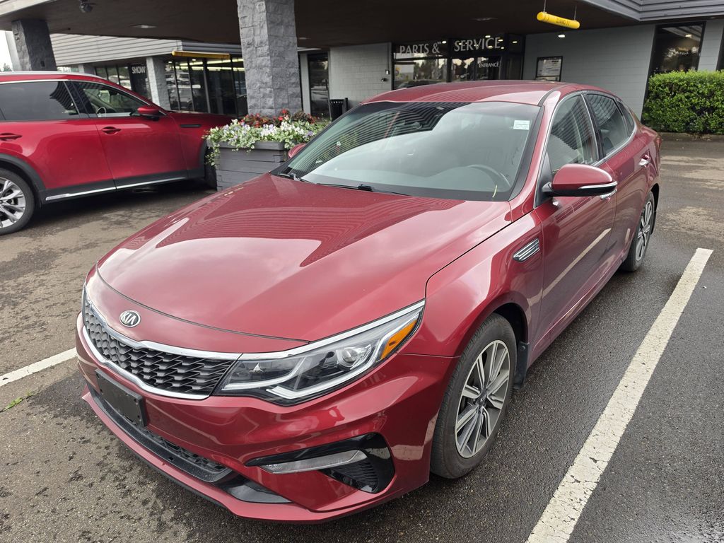 Red 2020 Kia Optima Sedan Front-Wheel Drive Automatic