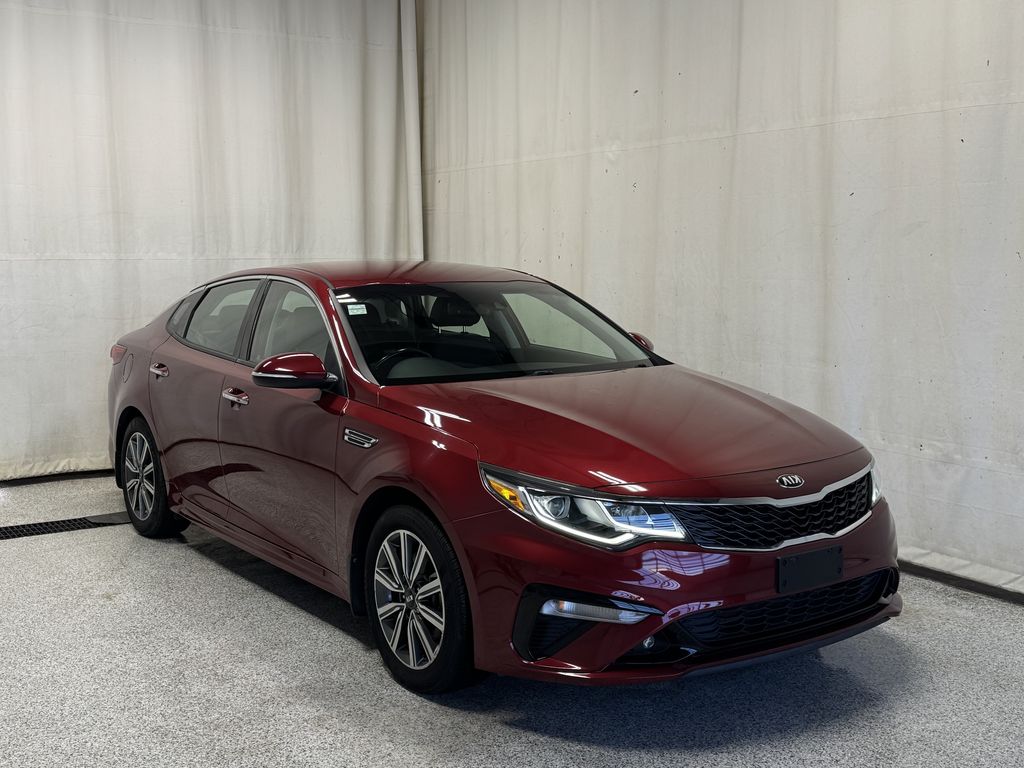 Red 2020 Kia Optima Sedan Front-Wheel Drive Automatic