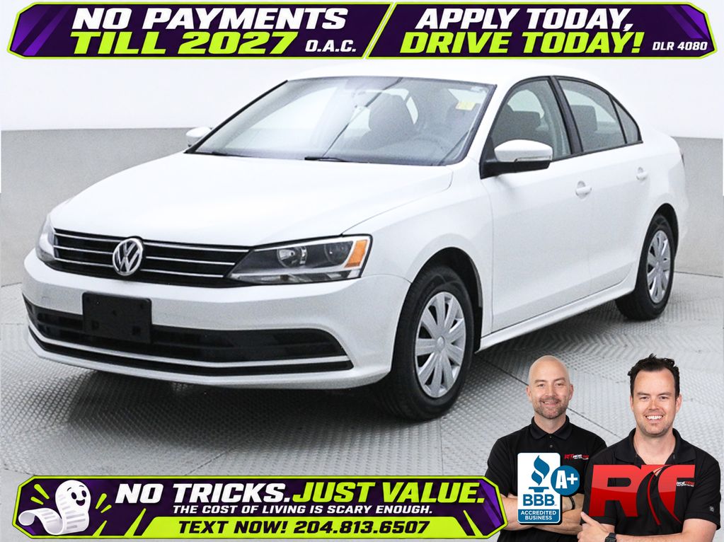 White 2016 Volkswagen Jetta Sedan  6-Speed Automatic