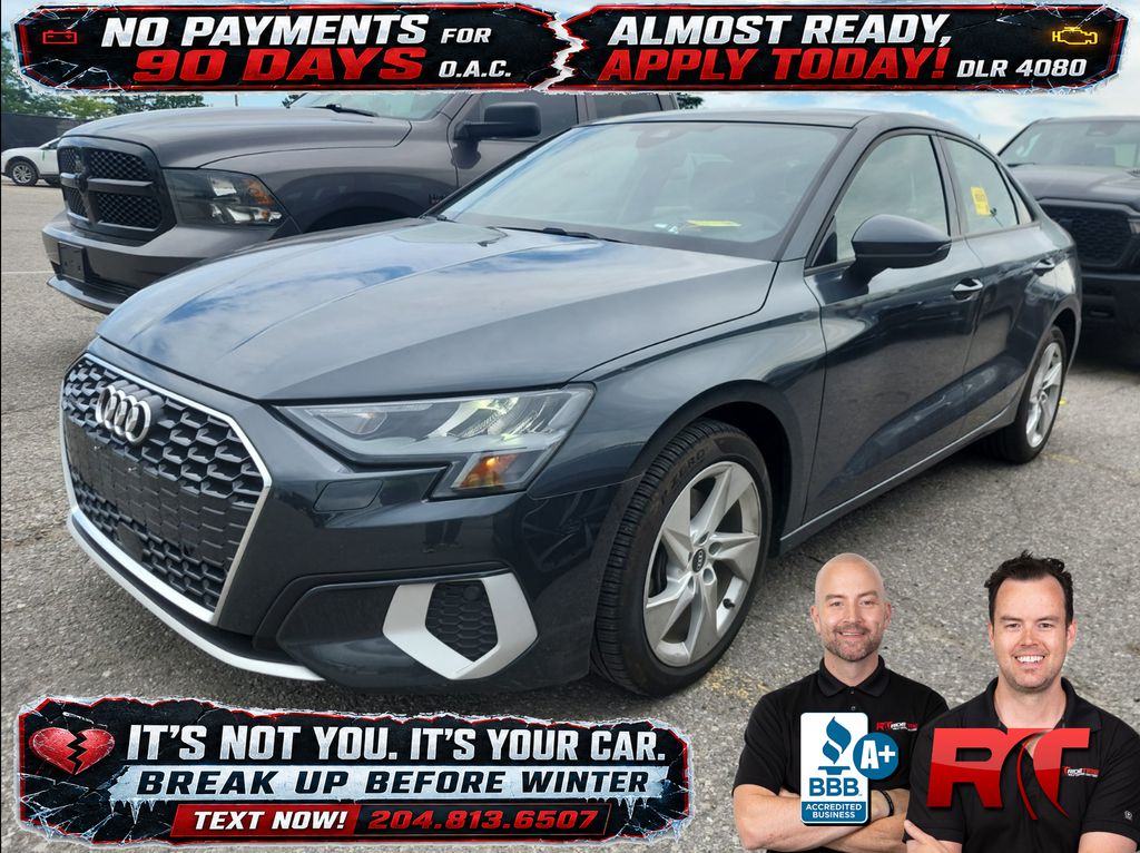 Silver[Florett Silver Metallic] 2022 Audi A3 Sedan  7-Speed Automatic
