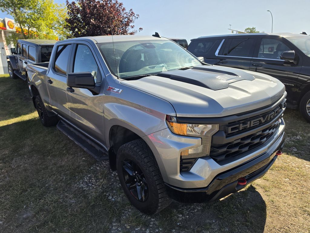 Gray 2024 Chevrolet Silverado 1500 Pickup Truck Four-Wheel Drive Automatic