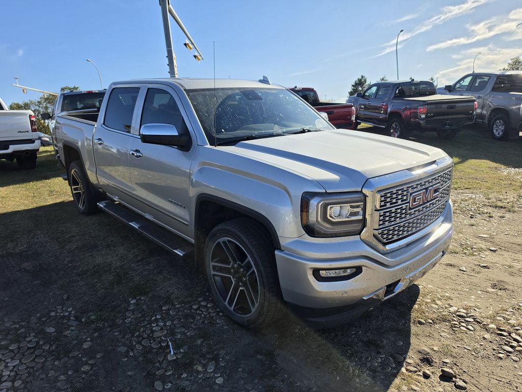 Silver 2018 GMC Sierra 1500 Pickup Truck Four-Wheel Drive Automatic