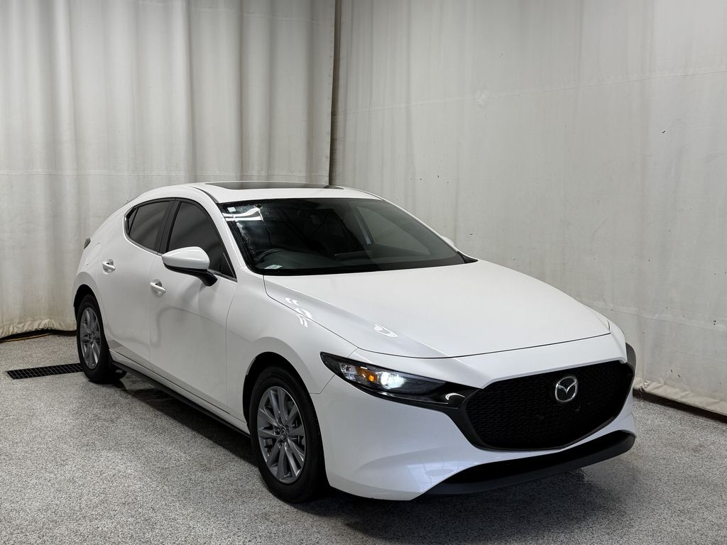 White 2025 Mazda MAZDA3 Sport Hatchback Automatic